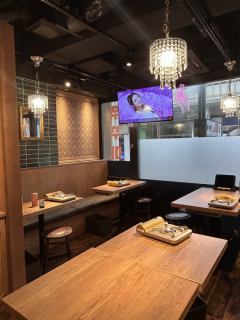 The interior of the restaurant is overflowing with cuteness♪ It's a perfect seat for a date, as well as a birthday or anniversary.We will provide you with a wonderful time with your loved ones.Second floor seats