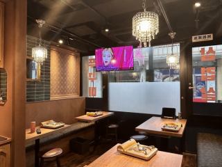 The interior of the restaurant is overflowing with cuteness♪ It's a perfect seat for a date, as well as a birthday or anniversary.We will provide you with a wonderful time with your loved ones.Second floor seats