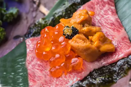 salmon roe wrapping