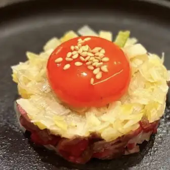 [Main store only] Seared green onion and salt yukke