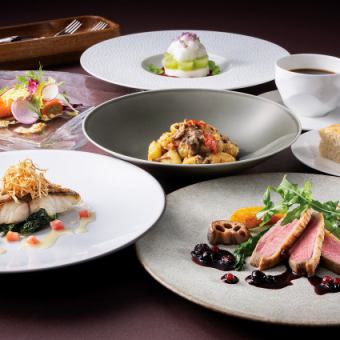 【秋ディナー9/1-11/30】「リコンペンサ」魚・肉料理どちらも楽しめる全5品 7,800円⇒7,300円