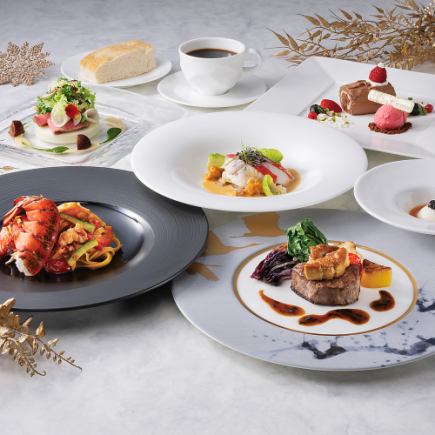 [2025年聖誕節]晚餐套餐「Regalo」6道菜，包括魚子醬，龍蝦和國產牛肉片