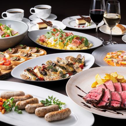 【歓送迎会におすすめ】パスタや薪窯で仕上げるグリル料理など全6品「グループプランB」