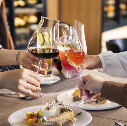 【平日ディナー】＜女性限定 最大3時間飲み放題＞イタリアンコース全4品「冬の女子会プラン」