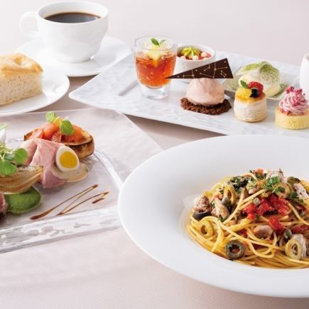 【春季午餐 3/1-5/31】“La Vita”意面 + 7种甜点（免费续加）¥3,500 ⇒ ¥3,400