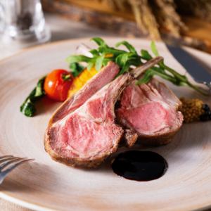 【薪窯で仕上げる肉料理】仔羊