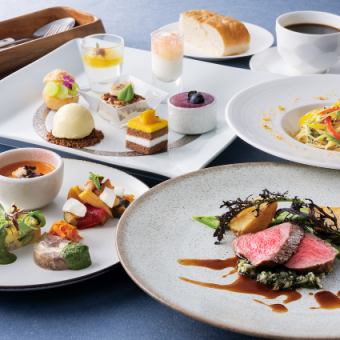 【夏ランチ6/1-8/31】「ジャルディーノ」おかわり自由のドルチェ7種付き全4品 5,200円⇒5,000円