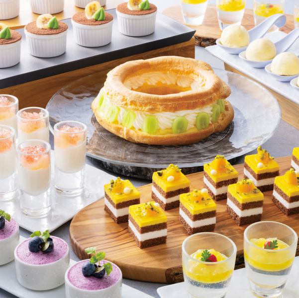 おかわり自由のドルチェ7種付きのランチコースをご用意♪　3,400円～
