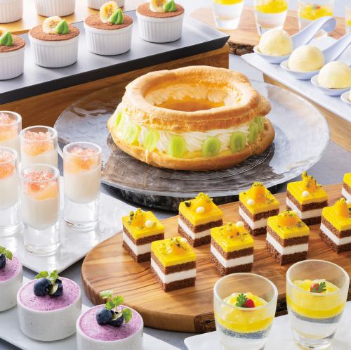 おかわり自由のドルチェ7種付きのランチコースをご用意♪　3,400円～