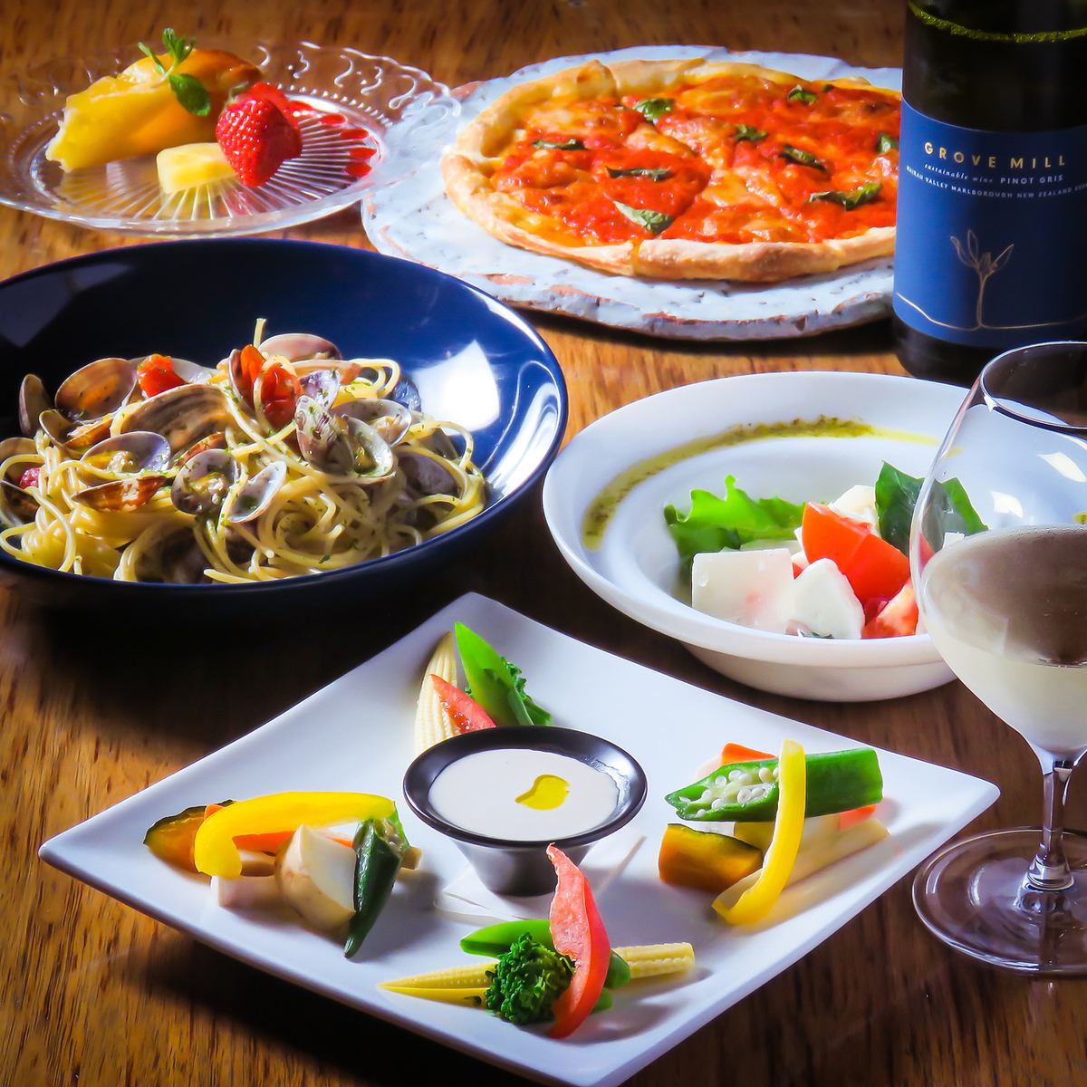 カジュアルイタリアン―atre－パスタやピッツァとワインのお店・・・