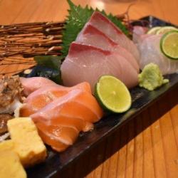 Assortment of 3 kinds of sashimi