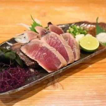 【月～金限定】『お得コース!』カツオの塩タタキ等全8品＋2H飲み放題5000円(税込)