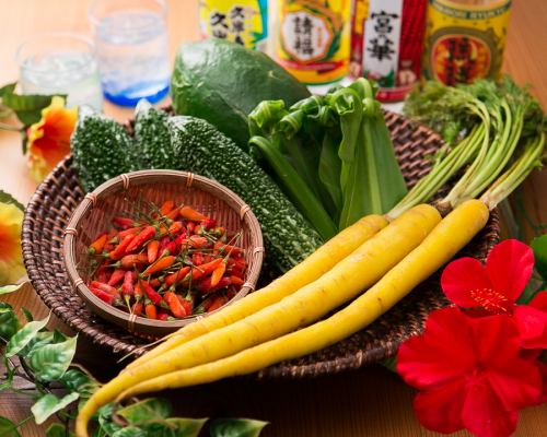 Selected, nutritious plenty of Okinawa Genki vegetables!
