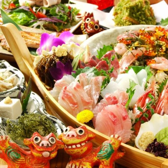 Ryukyu Dynasty Course】 All dishes 14 items 6000 yen ⇒ 5000 yen (tax included)