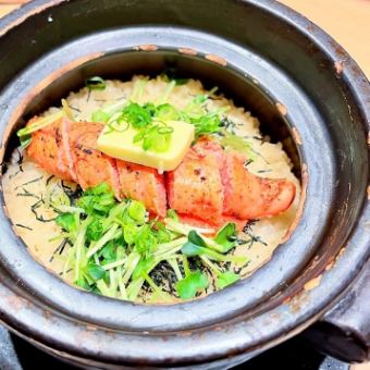 [Daily clay pot rice set meal] A lunch set meal that includes clay pot rice, appetizers, sashimi, dessert, and after-meal drinks