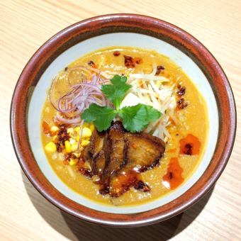 【味噌らーめん御膳※週替わり】前菜・刺身・リゾット・甘味・食後のお飲物も楽しめるランチ御膳