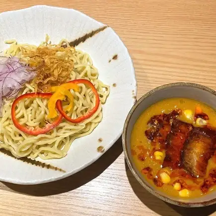 ★夏季限定【味噌沾面套餐】午餐套餐,包含开胃菜、刺身、盖饭、甜点和餐后饮料。