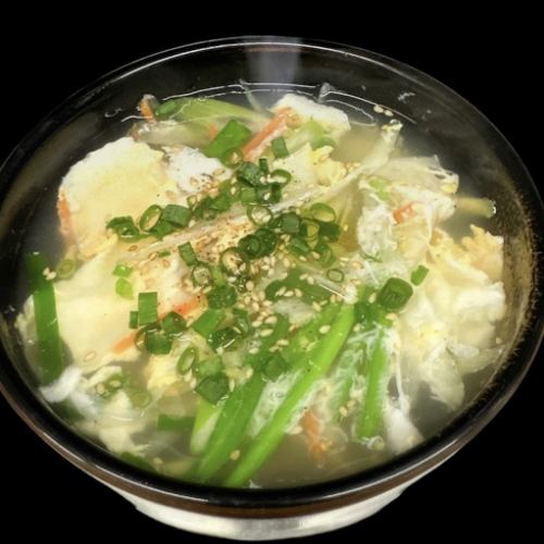 野菜スープ/玉子スープ