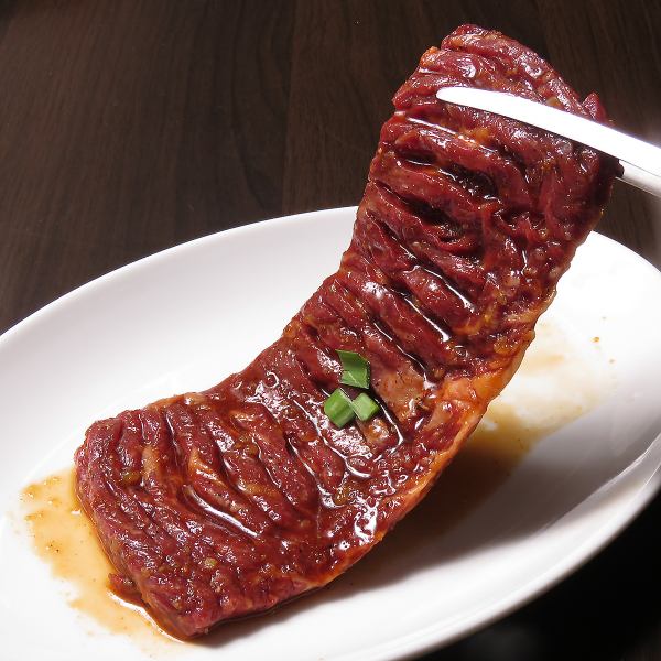 【お肉の旨味の宝庫】絶品!!ジャンボハラミステーキ！