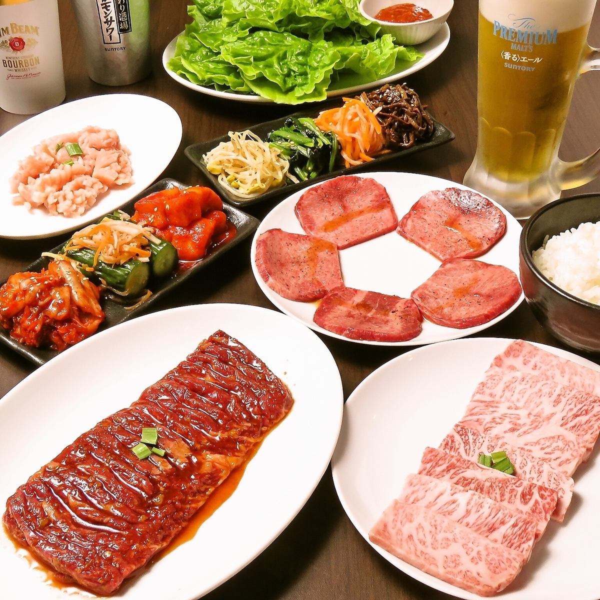 【贅沢の極み♪】昼から焼肉とビールで究極の贅沢を♪
