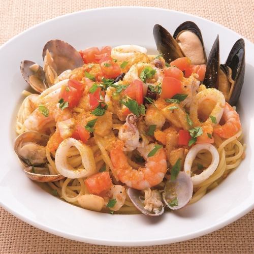 Italian mullet and seafood peperoncino