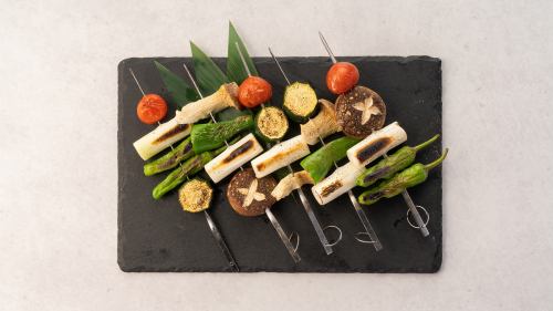 Favorite vegetable skewers (choose 4 favorite ones!)