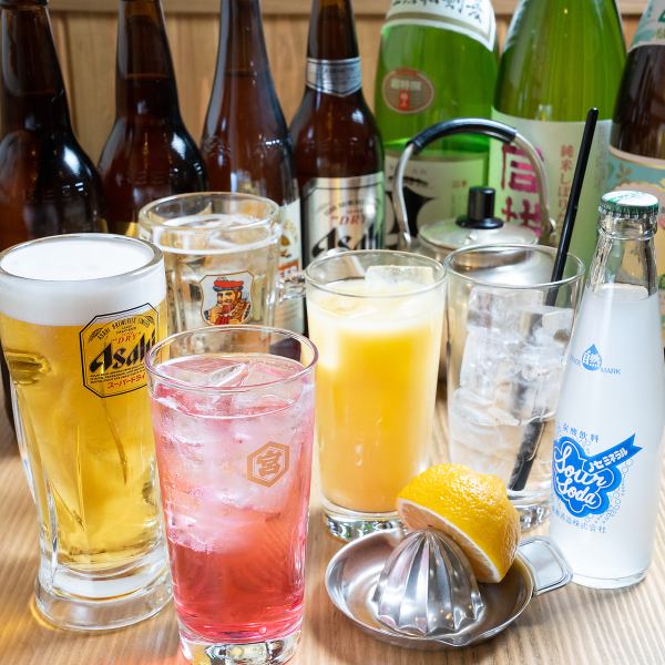＼特色/还有许多原创饮品♪水壶高球和啤酒也很适合拍Instagram！饮品438日元起