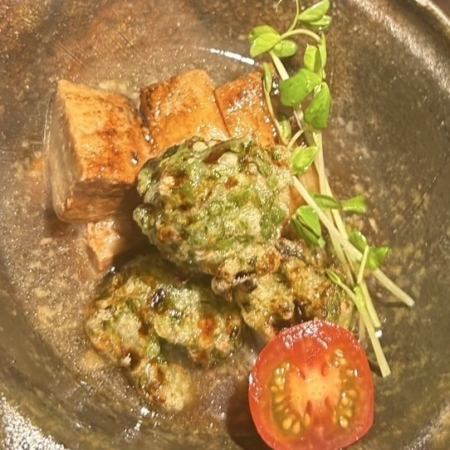 特製オクラ饅頭ともち豚の角煮