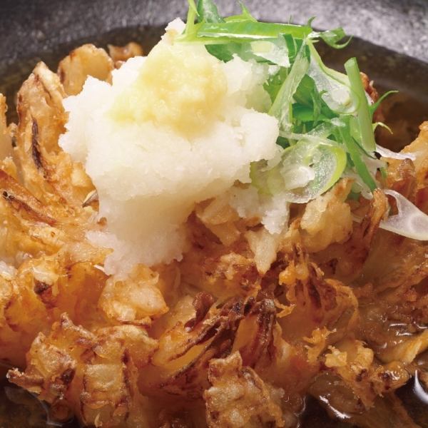丸ごと野菜料理！淡路玉ねぎの揚げ出し風