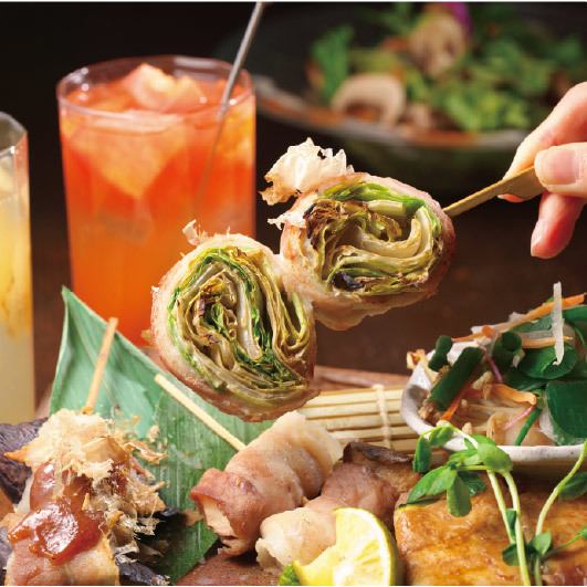 この春は「ベジ飲み」♪おつまみやコース料理も充実!