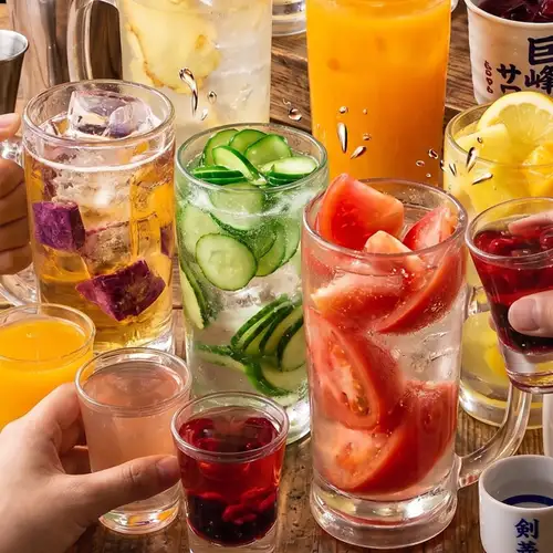 \8月末まで!コース料理の飲み放題が全部グレードアップ/