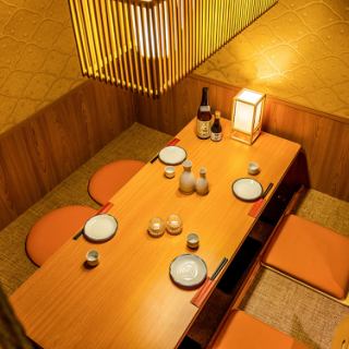 The completely private room for banquets can be used for drinking parties at work, entertainment, birthday parties, and moms' parties with children.Enjoy drinks and meals in a relaxing Japanese space.