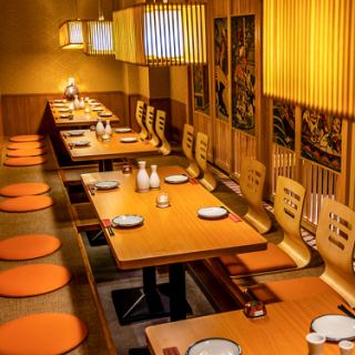 The completely private room for banquets is also recommended for drinking parties, entertainment, birthday parties, etc. at your workplace.Please relax and enjoy drinks and meals in a calm Japanese space.