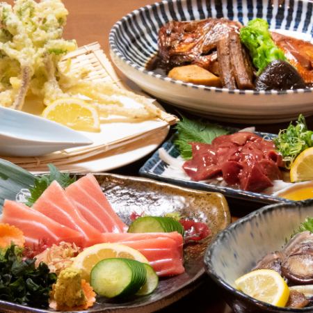 【異想天開的高級套餐】使用大量高級食材的套餐6,000日元，含2小時無限暢飲！