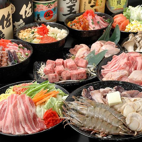 2時間全品食べ放題＆本格焼酎・地酒・本格梅酒付き飲み放題5500円→5000円