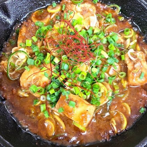 Piping hot ♪ Sichuan style ♪ Mapo tofu from young bamboo