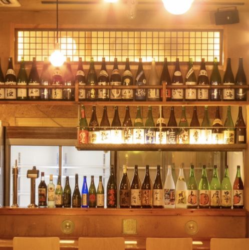 We offer a variety of carefully selected alcoholic beverages that go perfectly with Japanese food!