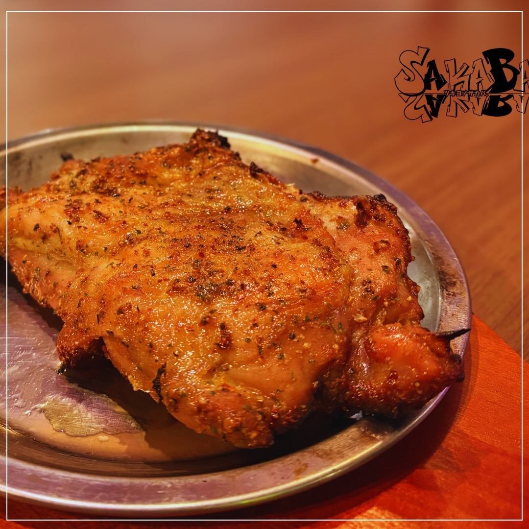 Our specialty is juicy bone-in chicken thighs! Available oven-baked or deep-fried.
