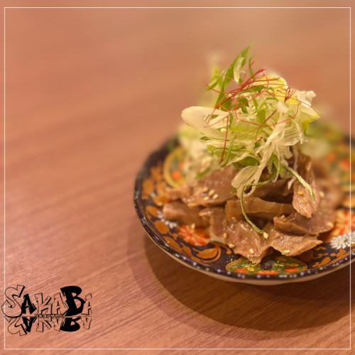 Gizzard garlic ponzu sauce