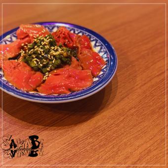 White liver with chives and soy sauce