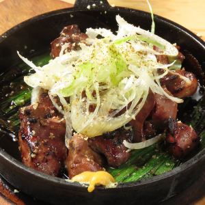 Grilled White Liver with Secret Sauce - Liver and Chive Style