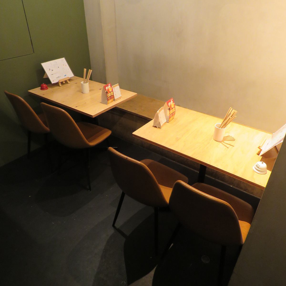 完全プライベート空間の個室も〇