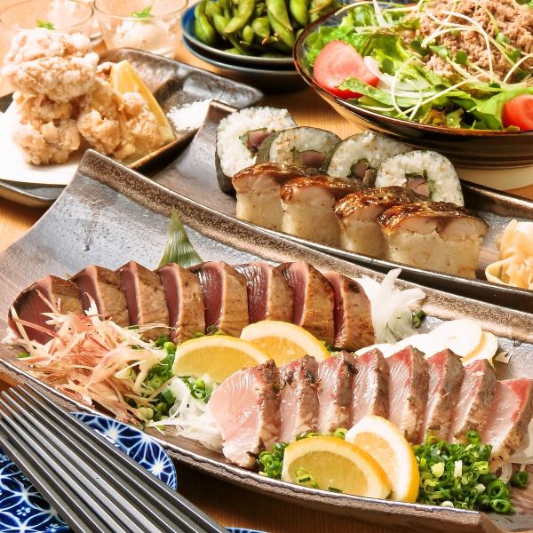 2時間飲み放題付き！6品　3580円（税込）　元祖わら屋コース　【白帯】