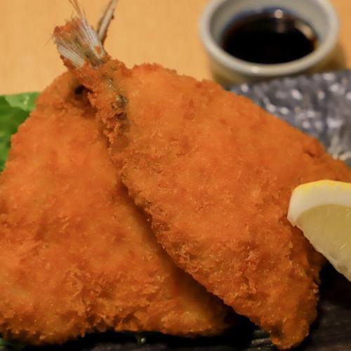 土佐節粉のニンニク天ぷら