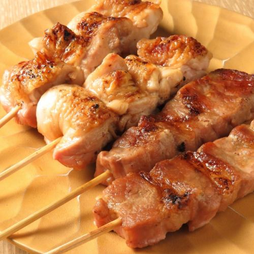 2 pork meat / 2 authentic Muroran yakitori