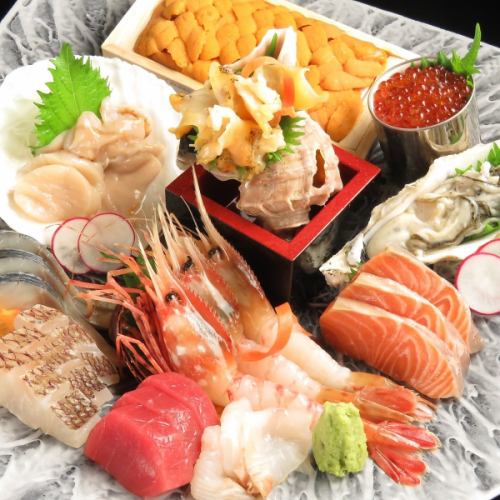 Assorted sashimi of "Arata" from 1 serving