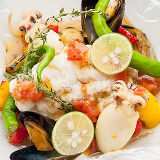 Condensed Seafood Flavor "Fresh Fish Pickled in Salted Aqua Pazza" (for 2 people)