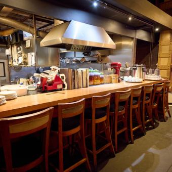 Suitable for one person ◎ Bar counter available in the evening