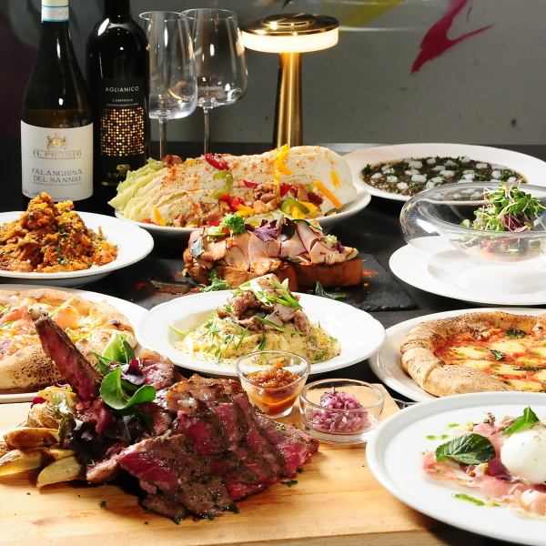 2時間単品飲み放題が1800円！一流シェフの上質なイタリアンのコース♪※今ならクーポン利用で1500円