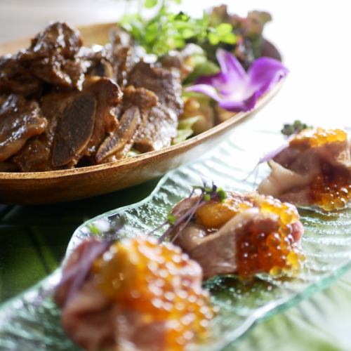リゾート感あふれるカラフルなお料理♪